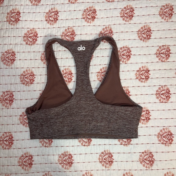 Alo Racer Back Sports Bra - Picture 2 of 4